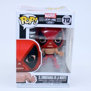 Funko POP Marvel: Lucha Libre El Chimichanga de la Muerte #712 Deadpool